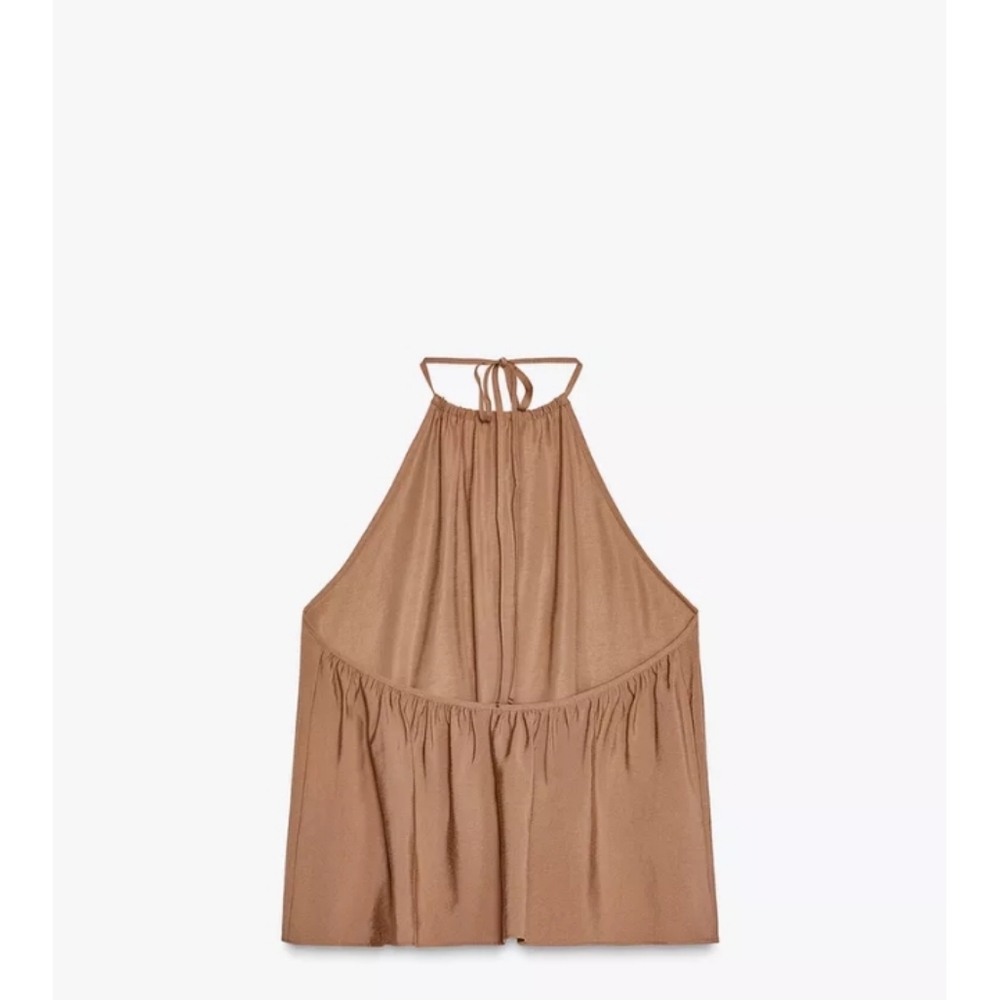 Zara Flowy Skirt and Top Two-Piece Set Sz-M - Picture 12 of 15